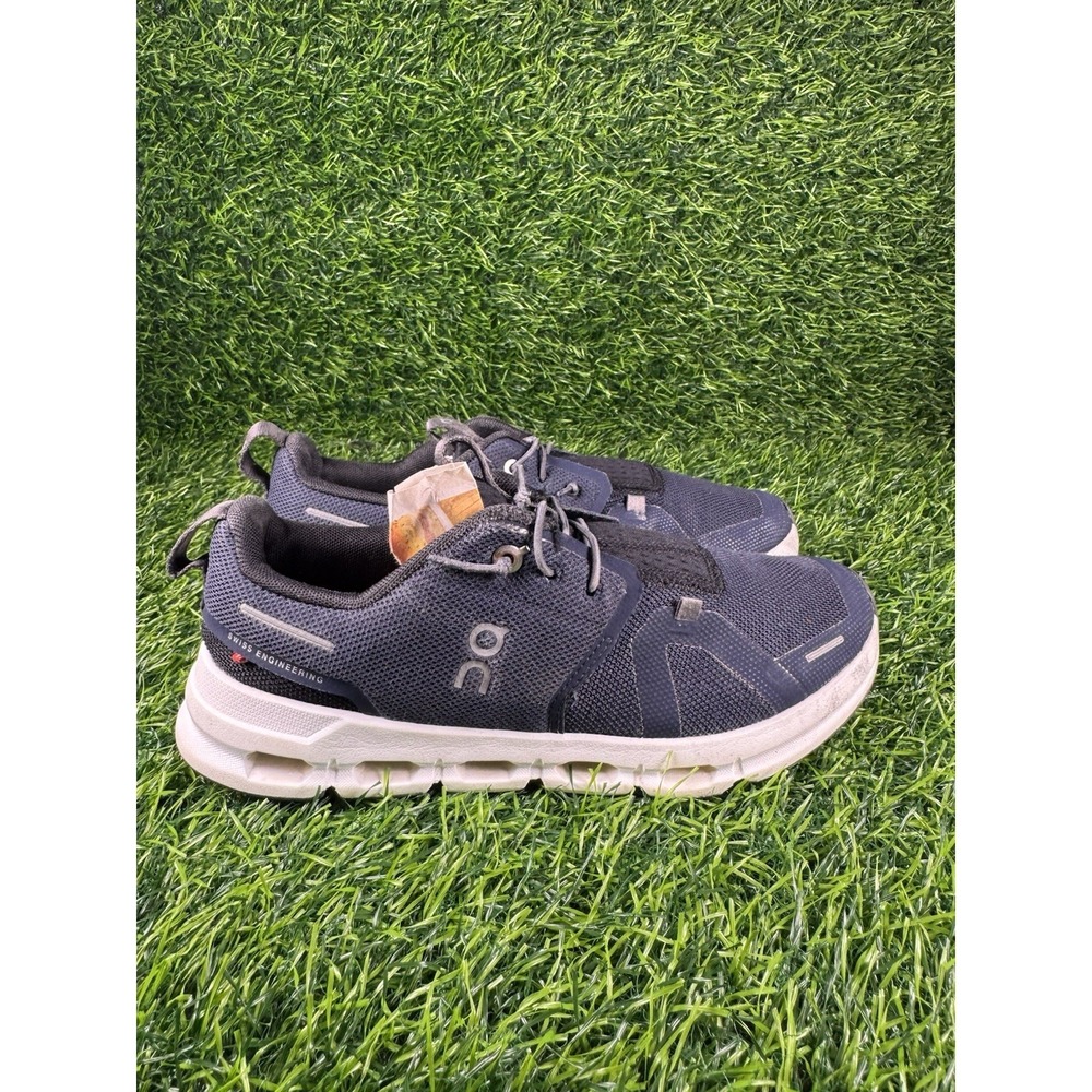 On Cloud Sky Midnight Black Athletic Lace Running Shoes 3YD11440688 Youth Sz 5